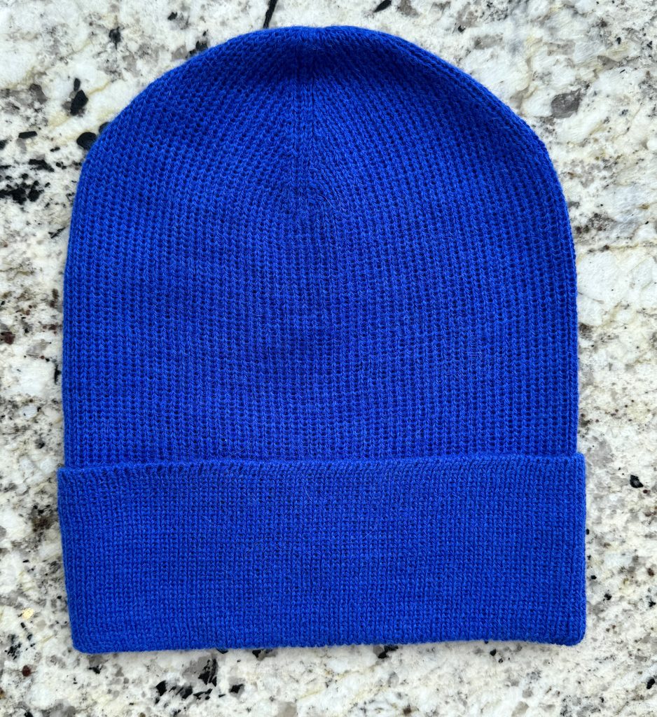 ILLIMANI Beanie in 100% Baby Alpaca wool (Blue)