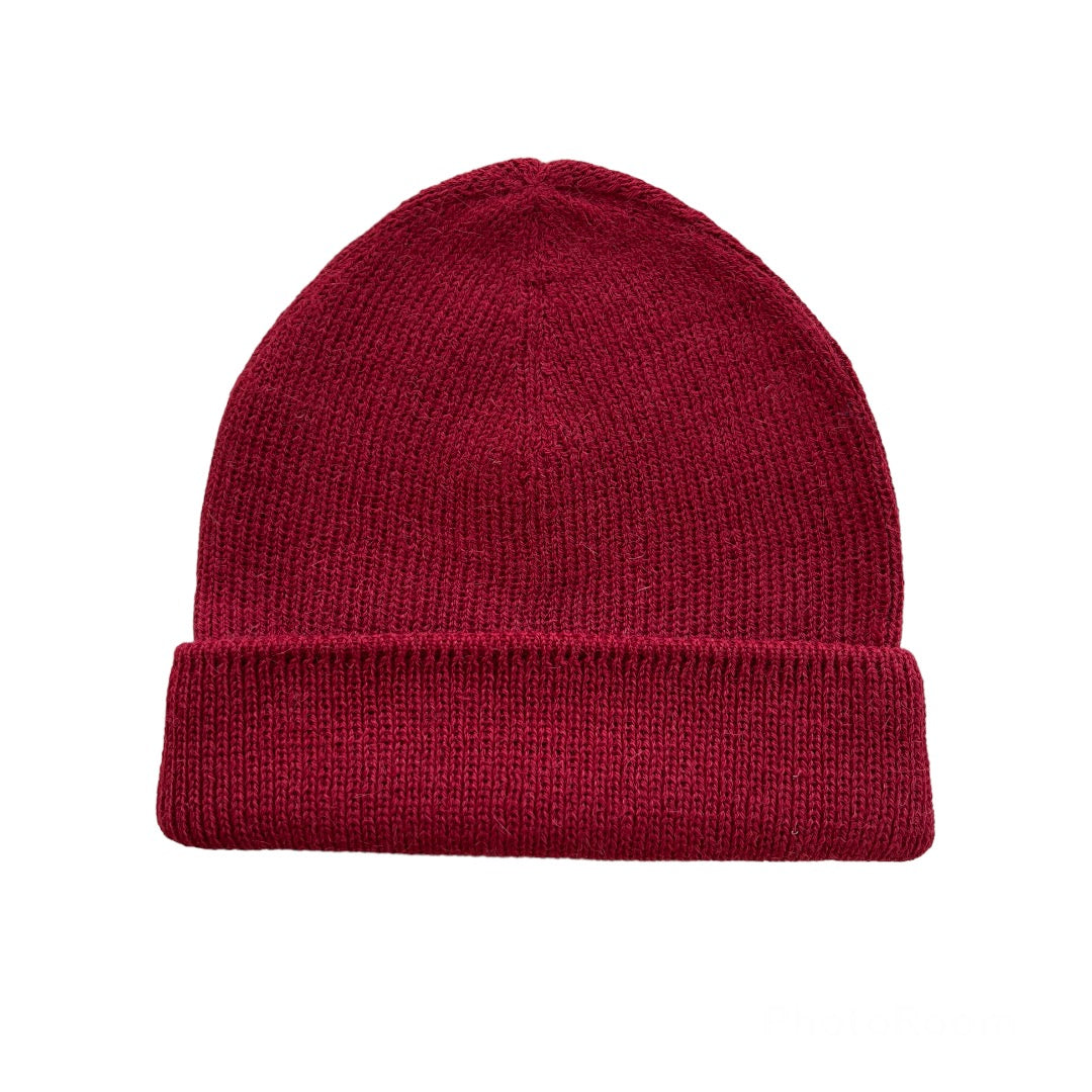 ILLIMANI Beanie in 100% Baby Alpaca wool (Red)
