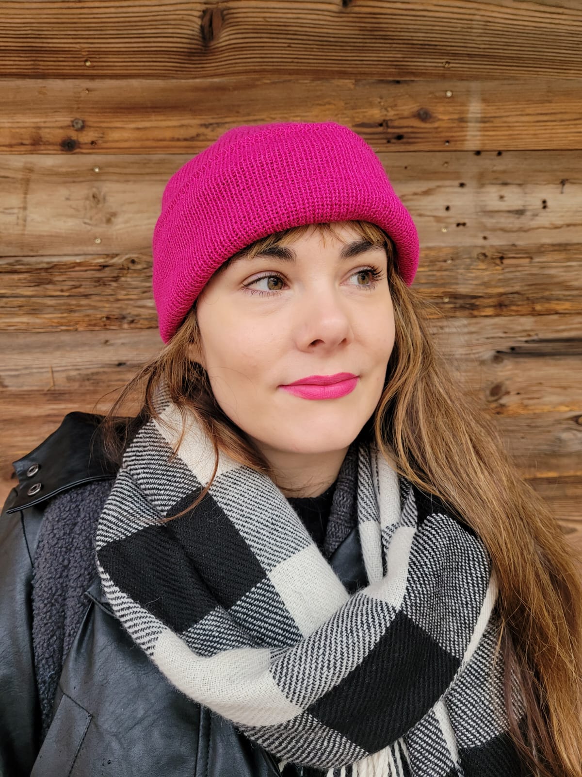 ILLIMANI Beanie in 100% Baby Alpaca wool (Pink)