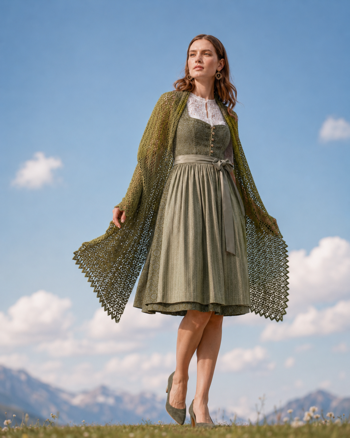 CHIRI - Shawl in 100% Alpaca
