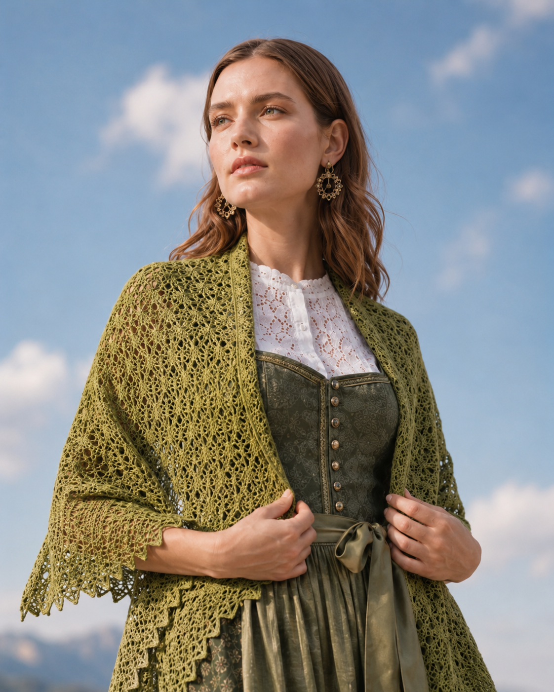 CHIRI - Shawl in 100% Alpaca