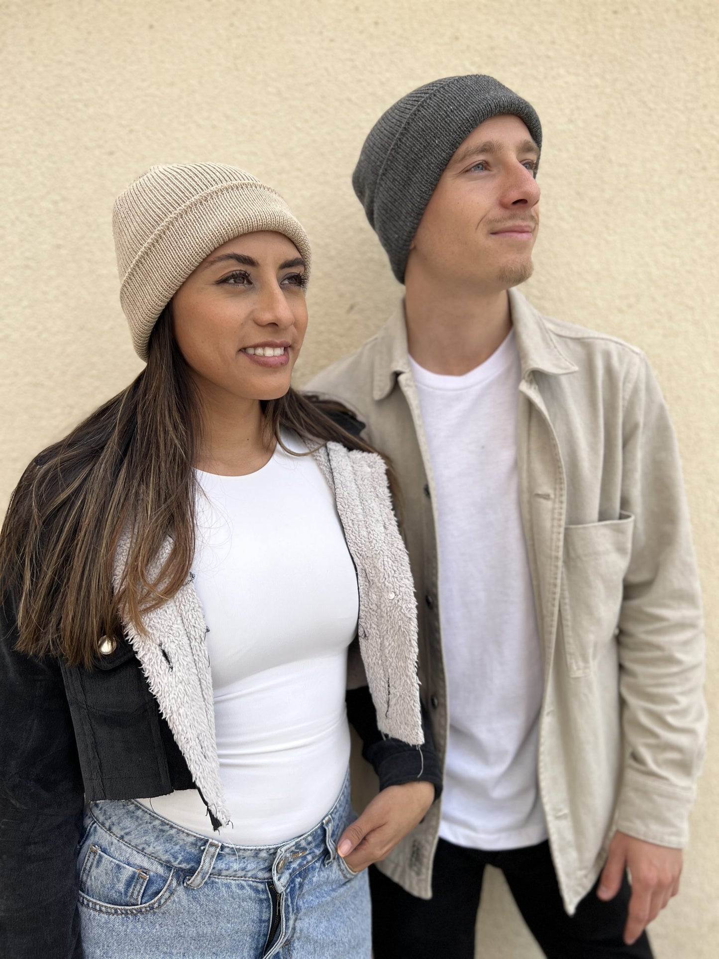 ILLIMANI Beanie in 100% Baby Alpaca wool (Beige)