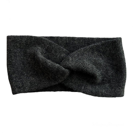 PUMIRI Headband in 100% Baby Alpaca (Black)