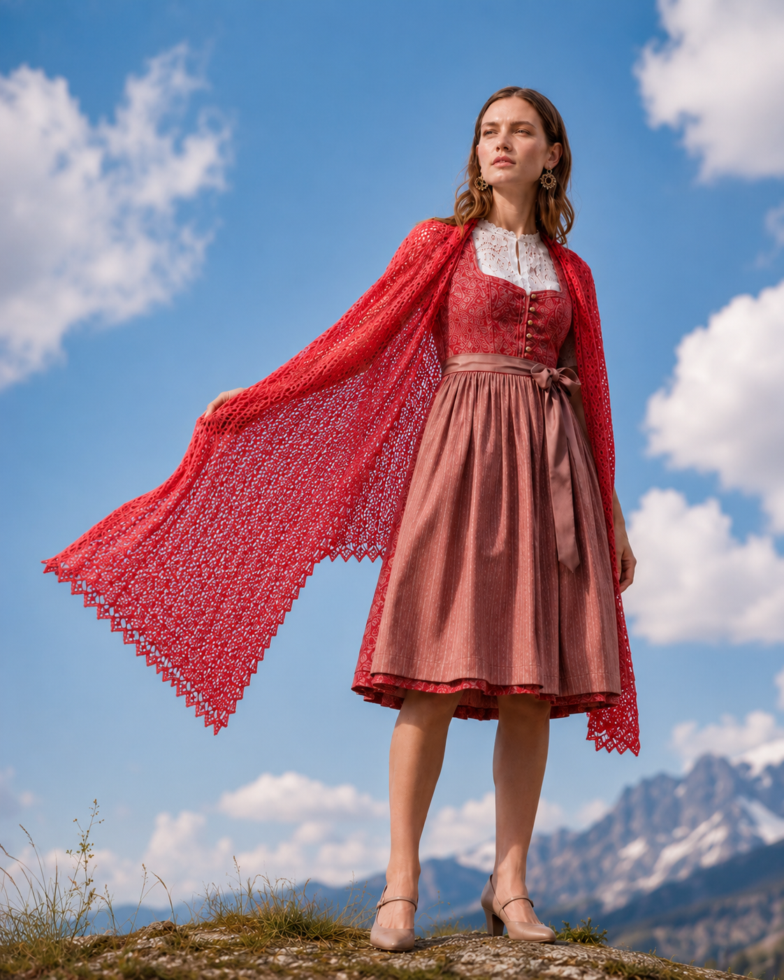 CHIRI - Shawl in 100% Alpaca